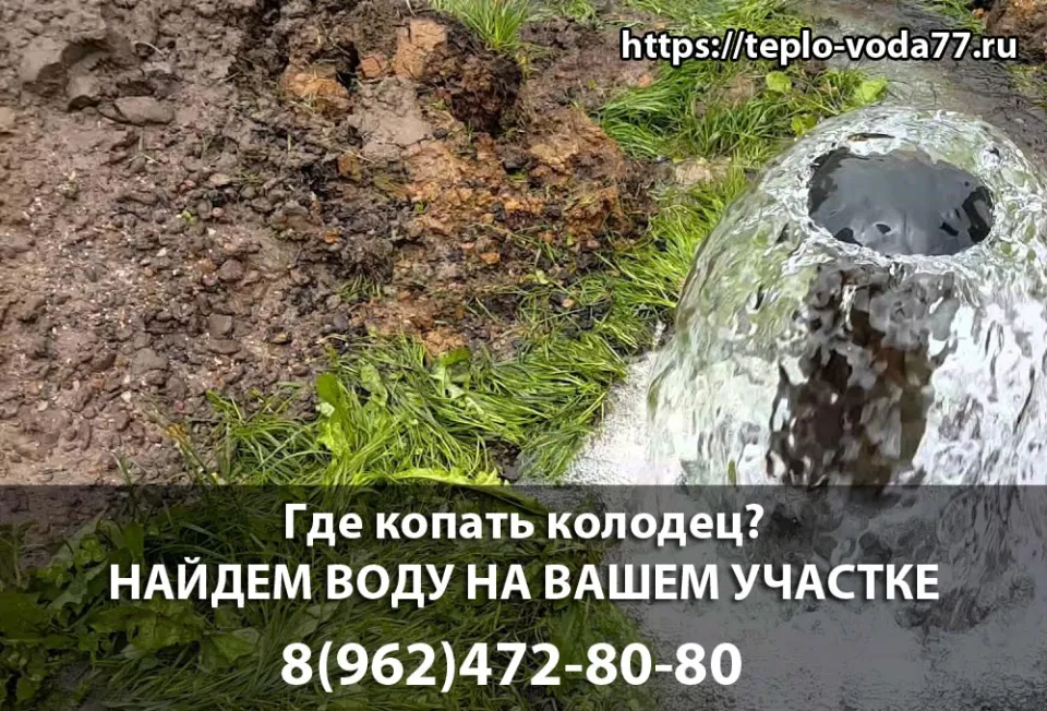 Поиск воды на участке в Истре перед копкой колодца
